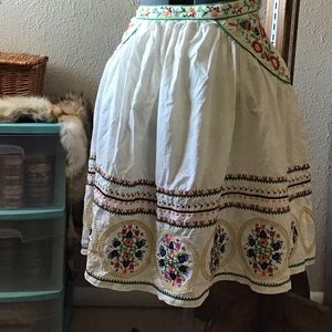 LAST CHANCE! Scandinavian Embroidered Skirt